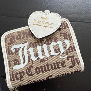 Juicy Couture Brown and White Wallet NWT